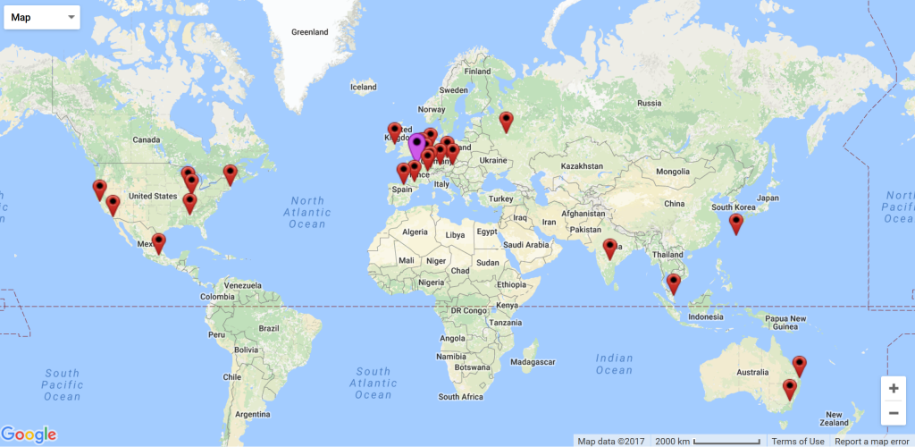 BlackHole Lab customer all over the world microfabrication